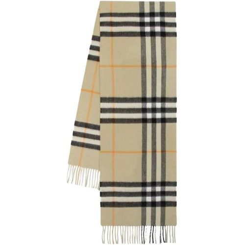 Tücher & Schals - Giant Check Scarf - Cashmere - Grey - Gr. unisize - in - für Damen - Burberry - Modalova