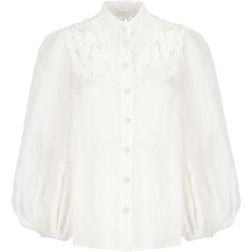 Ivory Ramie Blouse - Größe 44 - Zimmermann - Modalova