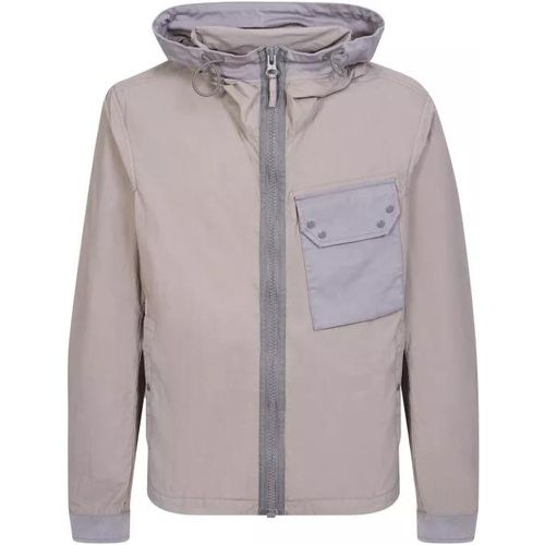 Grey Hooded Jacket - Größe 50 - grau - Ten C - Modalova