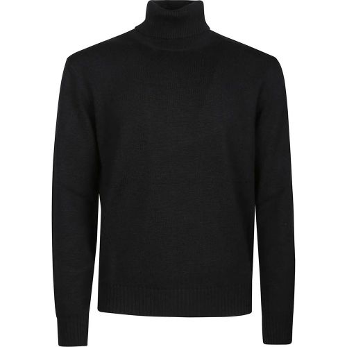 Plain Turtle Neck Sweater Black - Größe 48 - Ballantyne - Modalova