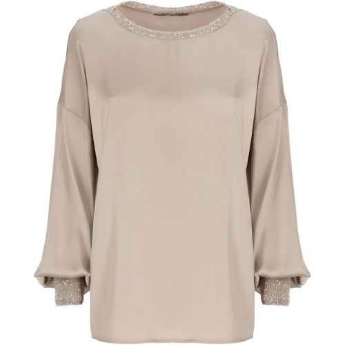 Beige Satin Sweater - Größe M - beige - D. Exterior - Modalova