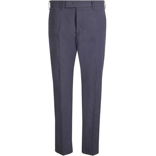 Cropped Chino Stretch-Cotton Trousers - Größe 54 - blue - Pt Torino - Modalova