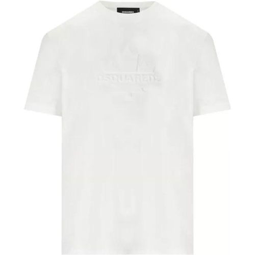 White Regular Fit T-Shirt - Größe L - white - Dsquared2 - Modalova