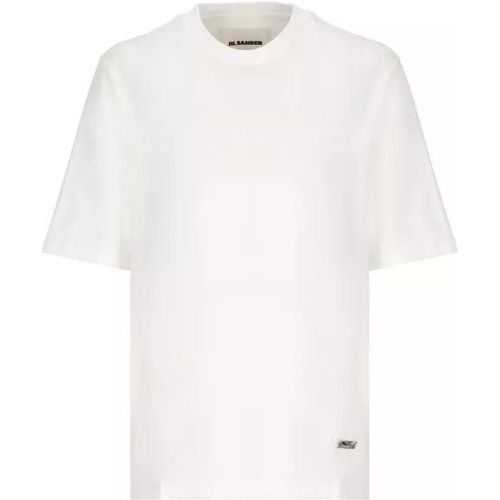 Cotton T-Shirt - Größe M - white - Jil Sander - Modalova