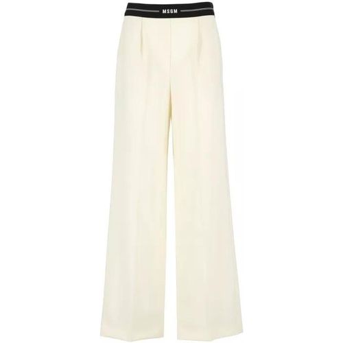 Wool Pants - Größe 40 - MSGM - Modalova