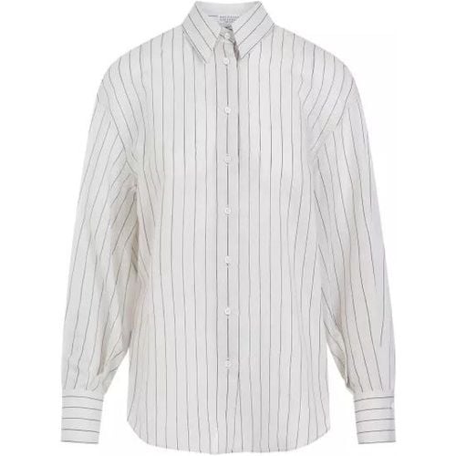 Rock Salt Cotton Shirt - Größe M - BRUNELLO CUCINELLI - Modalova