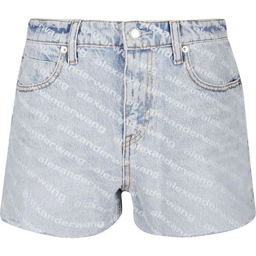 Logo Print Bite Short - Größe 25 - alexander wang - Modalova