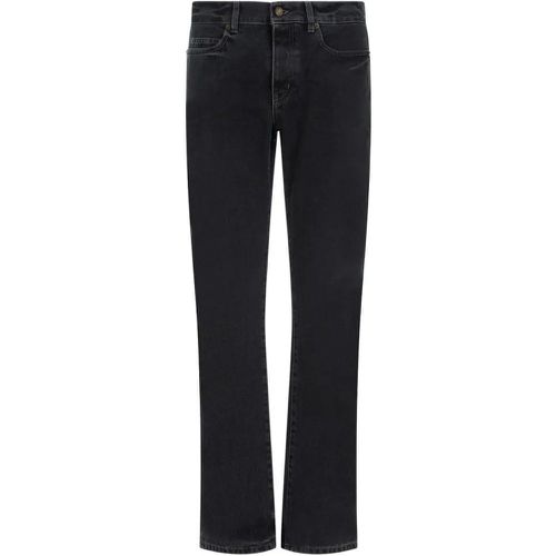 Black Cotton Slim Fit O-Beryl Jeans - Größe 31 - Saint Laurent - Modalova