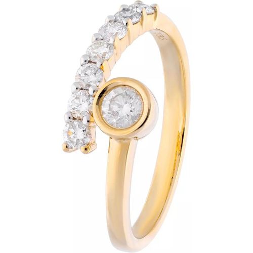 Ring - Ring with 8 diamonds zus. approx. 0,50ct - Gr. 54 - in - für Damen - VOLARE - Modalova