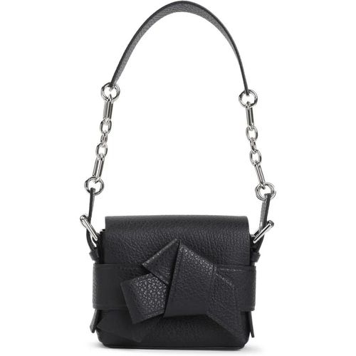 Shopper - Musubi Black Grained Lamb Leather Shoulder Bag - Gr. unisize - in - für Damen - Acne Studios - Modalova