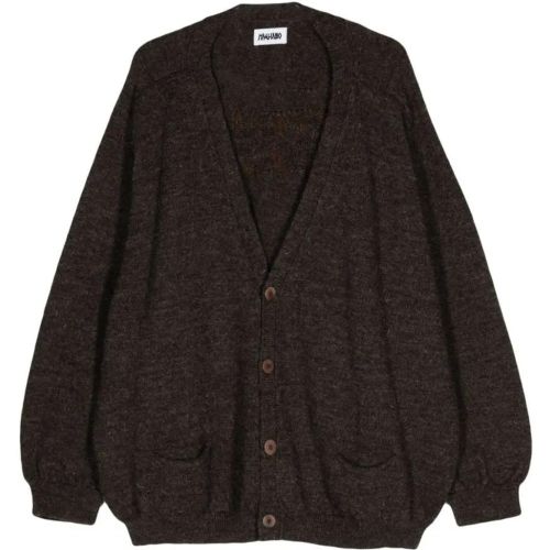 Dark Brown Knitted Cardigan - Größe M - Magliano - Modalova