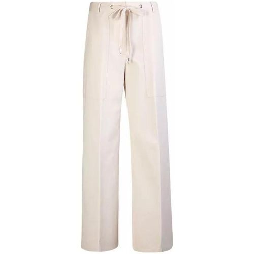 Relaxed Fit Cotton Drill Tailored Trousers - Größe 38 - Moncler - Modalova