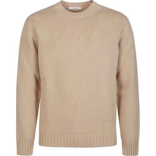 Basic Round Neck Sweater Brown - Größe 48 - Kangra - Modalova