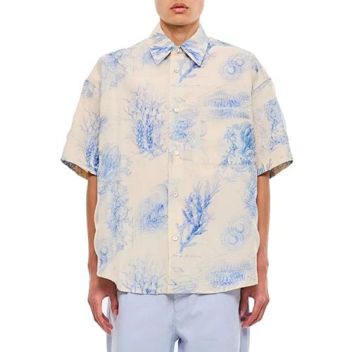 Printed Cotton Shirt - Größe 46 - Wooyoungmi - Modalova