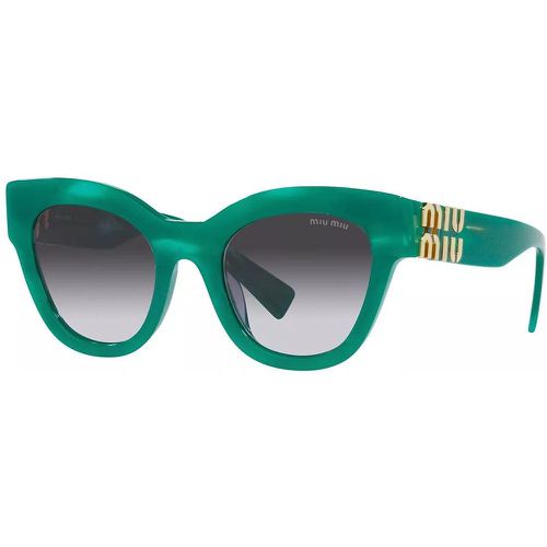 Sonnenbrille - 0MU 01YS - Gr. unisize - in Grün - für Damen - Miu Miu - Modalova
