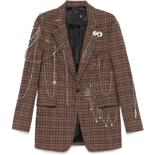 Brown Pincushion Blazer - Größe M - R13 - Modalova