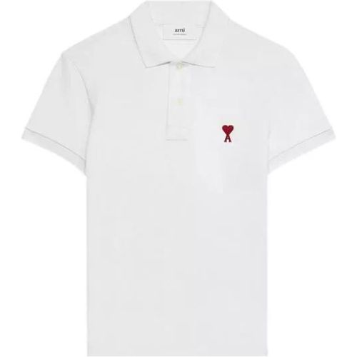 Polo Shirt - Größe M - white - AMI Paris - Modalova