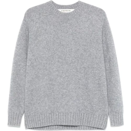 Light Grey Cashmere Sweater - Größe M - Carven - Modalova