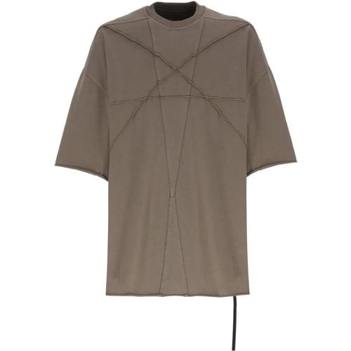 Green Cotton Tshirt - Größe ONE SIZE - Rick Owens - Modalova