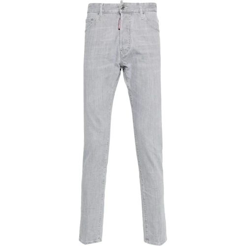 Mid grijze jeans - Größe IT 42 - Dsquared2 - Modalova