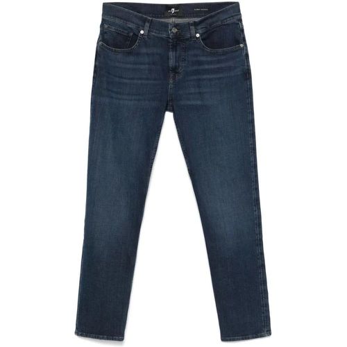 Indigo Blue Cotton Blend Denim Jeans - Größe 29 - Seven for all Mankind - Modalova