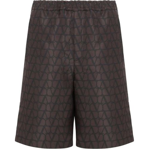 Logo Silk Shorts - Größe 46 - Valentino - Modalova