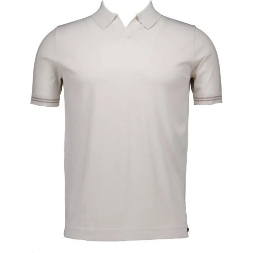 No Buttons Ss Polos Off White K9118-1260 - Größe L - GENTI - Modalova