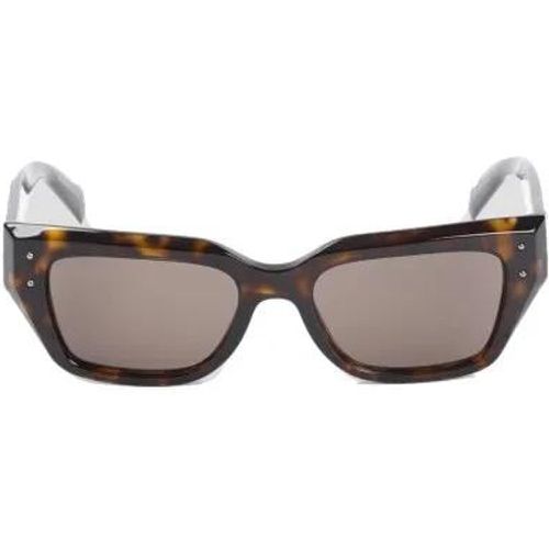 Sonnenbrille - Havana Brown Acetate Sunglasses - Gr. unisize - in Grau - für Damen - Dolce&Gabbana - Modalova