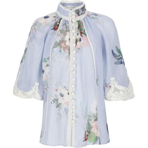 Everley Lace Trim Blouse - Größe 44 - Zimmermann - Modalova