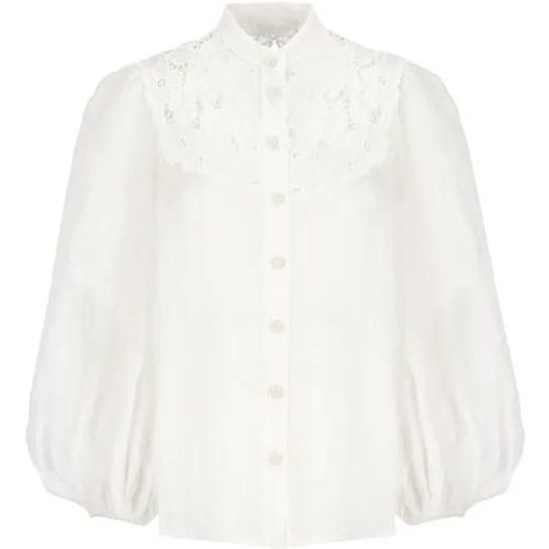 Ivory Ramie Blouse - Größe 44 - Zimmermann - Modalova