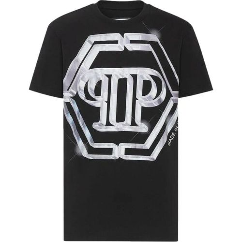 T-shirts And Polos Black - Größe L - Philipp Plein - Modalova