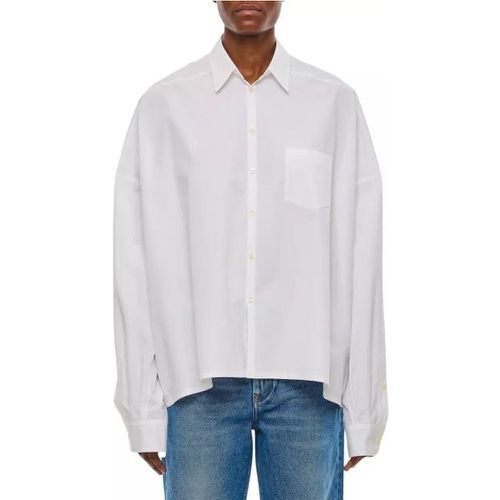 Cropped Cotton Shirt - Größe S - white - Junya Watanabe - Modalova