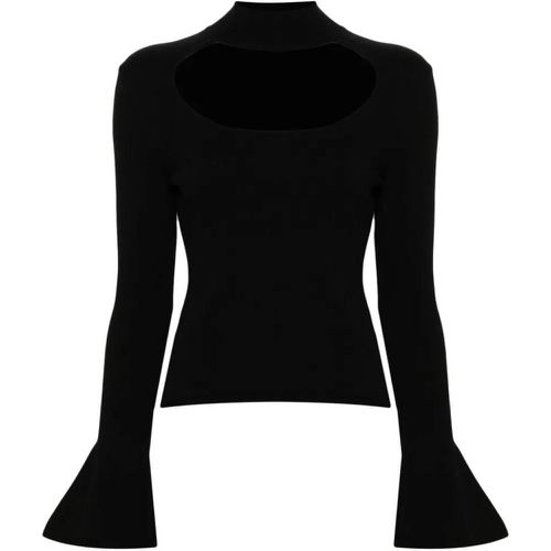 Black Knitted Sweater - Größe 38 - schwarz - Federica Tosi - Modalova