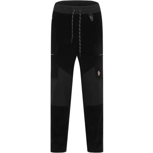 Black Cotton Trousers - Größe M - Moncler - Modalova