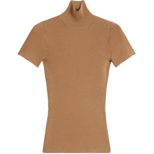 Ribbed Knit Sweater With High Mock Neck - Größe M - Max Mara - Modalova