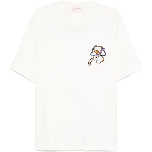 T-shirt ecru bloem - Größe XS - Lanvin - Modalova