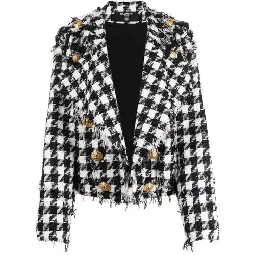 Frayed Tweed Jacket - Größe 40 - Balmain - Modalova