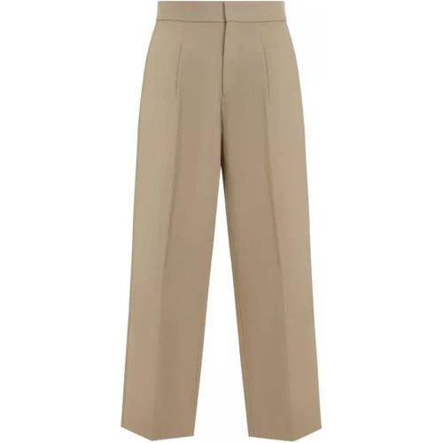 Single Pleat Relaxed Beige Wool Trousers - Größe 50 - brown - FEAR OF GOD - Modalova