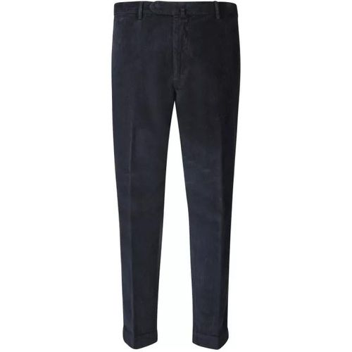 Cotton Trousers - Größe 48 - black - Dell'oglio - Modalova