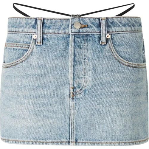 Mini Denim Skirt - Größe 25 - alexander wang - Modalova