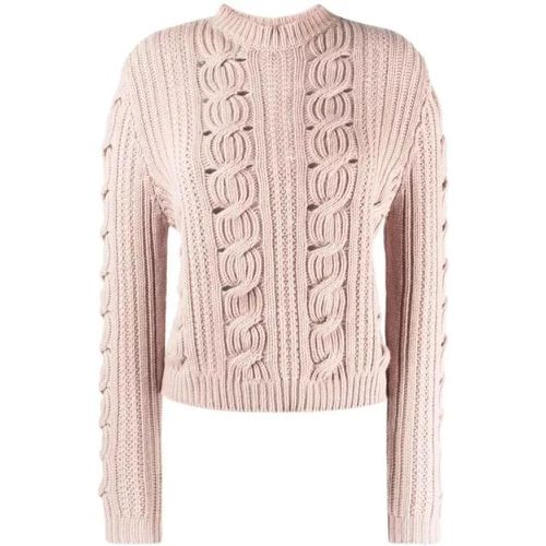 Cable-Knit Long-Sleeved Knitwear Jumper - Größe 42 - Lorena Antoniazzi - Modalova