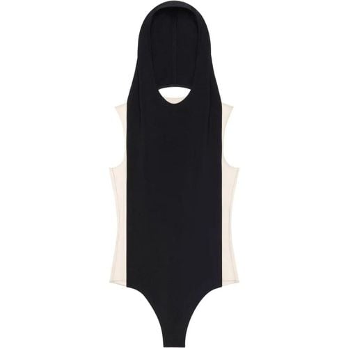 Black Hooded Bodysuit - Größe S - Courrèges - Modalova