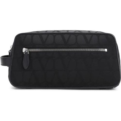 Crossbody Bags - Black Polyester Washbag - Gr. unisize - in - für Damen - Valentino - Modalova