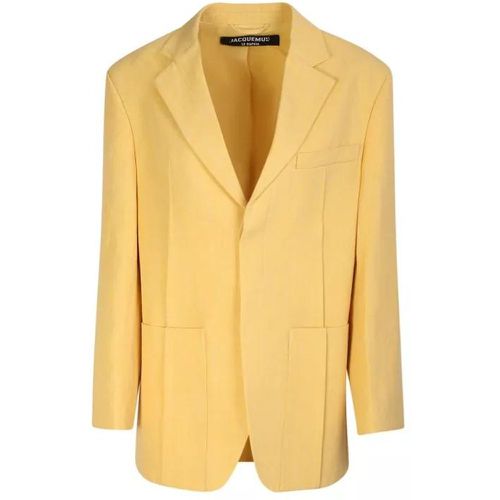 Yellow Single-Breasted Blazer - Größe 38 - gelb - Jacquemus - Modalova