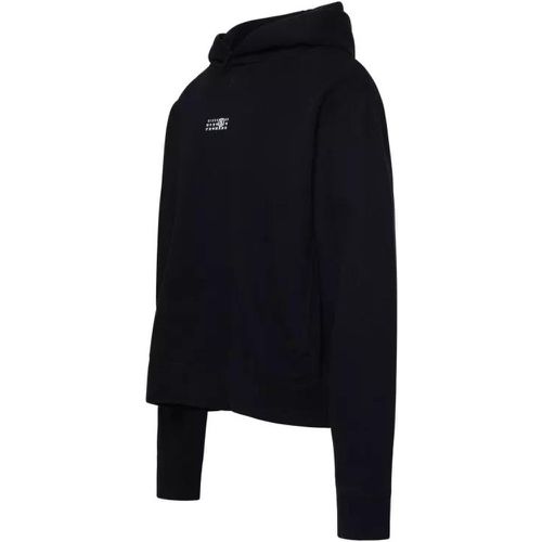Enra Cotton Sweatshirt - Größe S - black - MM6 Maison Margiela - Modalova