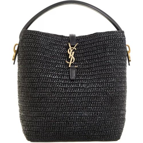 Beuteltasche - Le 37 Raffia Bucket Bag - Gr. unisize - in - für Damen - Saint Laurent - Modalova