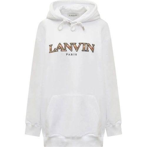 Oversized Logo Hoodie Sweatshirt - Größe S - Lanvin - Modalova