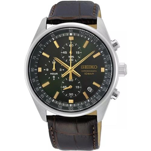 Uhren - Chronograph herren Uhr Braun SSB385P1 - Gr. unisize - in Silber - für Damen - Seiko - Modalova