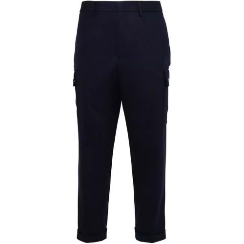 Blue Wool Cargo Trousers - Größe 50 - blue - ETRO - Modalova