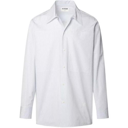 Tuesday' White Cotton Shirt - Größe 38 - white - Jil Sander - Modalova